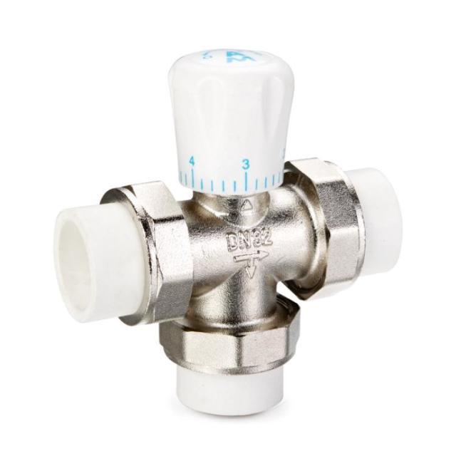 7604  PP-R手动暖气三通阀/PP-R自动恒温暖气三通阀